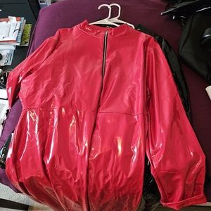 RED PVC Catsuit in 3X